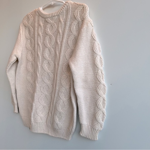 Kenneth Cole Reaction Boys Ivory Cable Knit Sweater - Picture 3 of 8